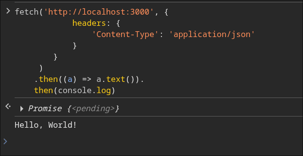 complex request response